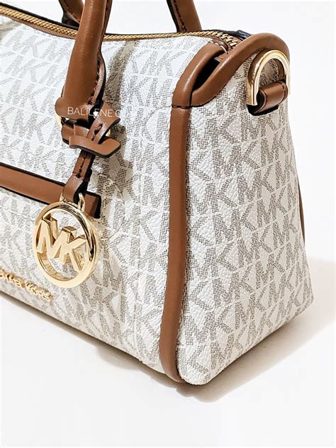 michael michael kors carine small logo satchel